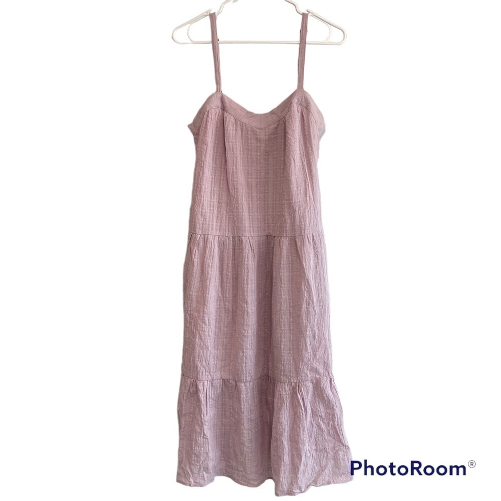 Knox Rose Women's Sleeveless Tiered A-Line Dress Lilac Size M
New Without Tags